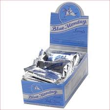 Every year, the third monday of january is dubbed blue monday. Blue Monday Originals Box 24ct Blue Monday Candy Bars Ruth Hunt Candy