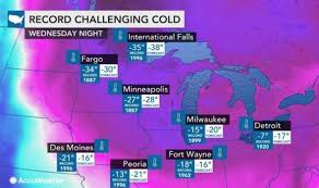 Central black earth region to see dangerous weather. Chicago Weather Forecast New Snow Alert 20k Without Power Historic Wind Chill 60c World News Express Co Uk