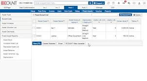 Easy Fixed Asset Management Ecount Erp