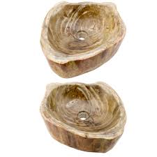 Many stone suppliers publishing petrified wood products. Polished Petrified Wood Washbasin Set Indomarmer