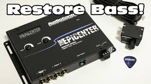 Concert series digital bass maximizer and restoration processor with pfm subsonic filter (white). Restore Your Bass Audiocontrol S Epicenter Bass Restoration Processor Youtube