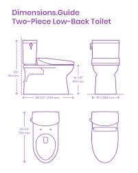 Two Piece Low Back Toilet Small Bathroom Floor Plans Bathroom Dimensions Dimensions