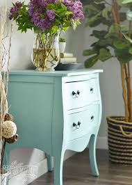 How To Paint A Piece Of Furniture In 3 Hours Shopping The Brick S Tent Sale For Home Decor Deals The Diy Mommy Furniture Blue Furniture Decor Deals