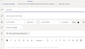 Meeting Invite Attachment Microsoft Community