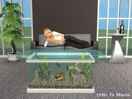 It is a cool place to house your aquatic friends. Mod The Sims Aquarium Coffee Table