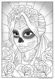 It can be a nice picture to see. Sugar Skull Girl Colouring Page Skull Coloring Pages Mandala Coloring Pages Coloring Pages