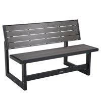 Youdenova 30 inches storage ottoman bench, foldable footrest shoe bench with 80l storage space, end of bed storage seat, support 350lbs, linen fabric grey 4.6 out of 5 stars 7,213 $38.99 $ 38. Outdoor Benches Gray Walmart Com