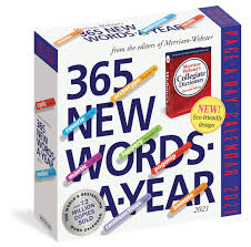 These calendars will easily print on a single standard printer paper page. Amazon Com 365 New Words A Year Page A Day Calendar 2021 9781523509157 Merriam Webster Workman Calendars Books