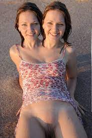 Nude conjoined twins