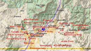 To the south are several desert loops drop into arizona. St George Area Mountain Bike Trails