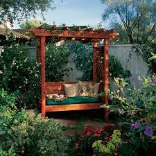 The arbor features a trellis on both sides so you can adorn it with your favorite flowering vine. How To Build A Garden Arbor Bench Sunset Magazine