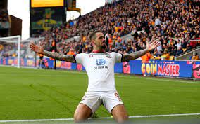 Danny ings of england celebrates. Danny Ings Can Resurrect England Career If His Goalscoring Exploits Continue Believes His Former Manager Brendan Rodgers