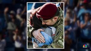 Surprise military family reunion at Tennessee Titans game