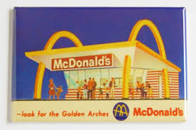 Corporate Design Look For The Golden Arches Poster For Mcdonald S 60s Mcdonalds Old Ads Vintage Advertisements