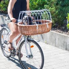 Hunde führhalter fahrrad leine hundeleine abstandhalter fahrradhalter bike. Aumuller Hunde Fahrradkorb Mit Schutzgitter Gunstig Kaufen Zooplus