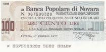 Indirizzo, numero di telefono, fax, codice postale, indirizzo del sito web, orario di lavoro, foto dell'ufficio. Banknote Italy 100 Lires Banca Popolare Di Novara 17 01 1977 Unc