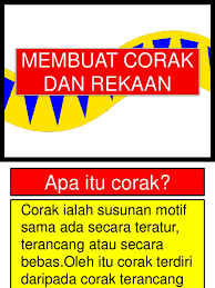 Rupa atau bentuk asas seperti persegi, bulat, bujur, segitiga dan rupa geometri yang lain. Membuat Corak Dan Rekaan