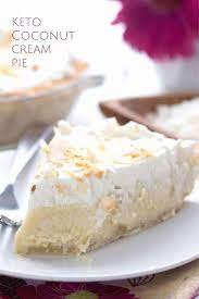 But coconut cream pie isn't *just* for coconut lovers. Keto Coconut Cream Pie All Day I Dream About Food