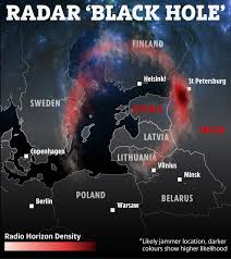 Is this where Putin is jamming hols flights from? Radar analysis finds  'black hole' caused by Vlad's electronic weapons | The Sun