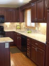 traditional cherry cabinetry kitchen