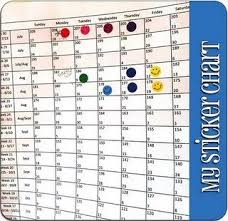 sticker chart to track exercise progress definitely works