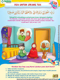 Belajar Adab Dan Doa Kepada Orang Tua Doa Buku Anak Literasi