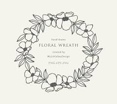 Free Free Flower Wreath Svg SVG PNG EPS DXF File