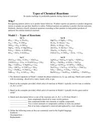 Types of chemical reactions pogil revised | chemical …. Pogil Activities For Highschool Chemistry Types Of Chemical Reactions Key Pogil Activities For High School Chemistry Worksheet Types Of Chemical Reactions Do Atoms Rearrange In Predictable Patterns During Chemical