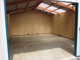 Then We Clad The Walls With 11mm Osb We Had To Remove The Spaces Behind The Floor Anchor Brackets Before Fitting The Osb We Ran El Osb New Homes Garage Walls