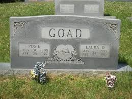 Pvt Posie Goad (1895-1977)