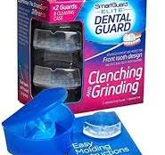 SMARTGUARD Elite (2 Guards 1 Travel case) Front Tooth Custom Anti Teeth  Grinding Night Guard for Clenching - Dentist Designed - Bruxing Splint  Mouth ...