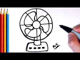 Explore 623989 free printable coloring pages for you can use our amazing online tool to color and edit the following electric fan coloring pages. How To Draw A Simple Fan Step By Step Tutorial Youtube