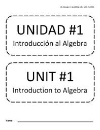 BILINGUAL COMMON CORE ALGEBRA: Introduction to Algebra Packet by Leyda  Flores