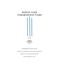 Sebetulnya perbedaan hadas dan najis itu apa, pak? Thaharah Najis Flip Ebook Pages 1 13 Anyflip Anyflip