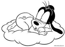 Disney Babies Coloring Pages Mickey Minnie Goofy Pluto Baby Disney Characters Goofy Drawing Goofy Disney