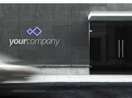 Company Sign Mockup Sign Mockup Building Signs Mockup Free Psd