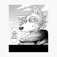 Beastars anime Legosi Poster