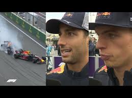 Ricciardo and Verstappen Explain Baku Crash