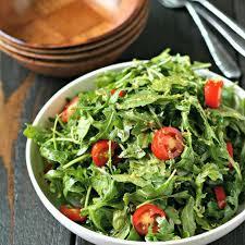 Arugula Salad With Lemon Balsamic Dressing Recipe Yummly Recipe Arugula Salad Recipes Balsamic Dressing Recipe Delicious Salads