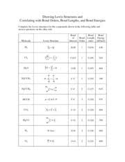 Our goal is that these atom worksheets with answer keys images collection can be a guidance for you, give you more inspiration and also bring you what you search. Worksheet 6 Solutions Drawing Lewis Structures And Correlating With Bond Orders Bond Lengths And Bond Energies Draw The Lewis Structure For Each Course Hero