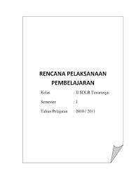 Maybe you would like to learn more about one of these? Kls 2 Rpp Sdlb Tunarungu