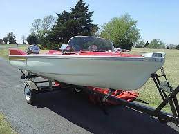 1958 Herters Flying Fish Standard 14 Ft Boat With Original Unrestored Trailer Boats Planes Ronsusser Com Boat Outboard Boat Motors Vintage Boats