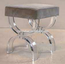 Comfortable salon stool 360 swivel rolling stools adjustable seat height by hydraulic gas lift. Customized Acrylic Bathroom Vanity Stool With Velvet Seat Buy Clear Acrylic Vanity Stool Acrylic Bathroom Vanity Stool Acrylic Vanity Stool Product On Alibaba Com