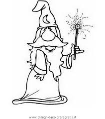 Bacchetta magica (click per ingrandire). Disegno Bacchetta Magica 06 Categoria Fantasia Da Colorare