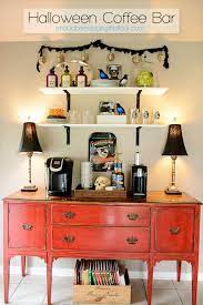 Patrick's easter 4th of july halloween thanksgiving christmas diy coffee station coffee bar decor but first. Halloween Coffee Bar With World Market Goodness Halloween Coffee Coffee Bar Home Coffee Bar