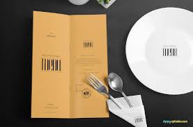 Download Free Sophisticated Menu Mockup Zippypixels Menu Mockup Photoshop Mockup Free Branding Mockups Free