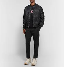 Rag Bone Manston Nylon Bomber Jacket