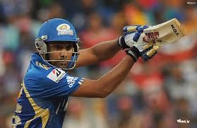 View full screen wallpaper click on images. Rohit Sharma In Mumbai Indian Team Hd Wallpaper