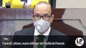 A 4:30 p.m apartado postal: Eduardo Leblanc Gonzalez Es Electo Como Nuevo Defensor Del Pueblo Por El Pleno De La Asamblea La Prensa Panama