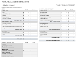 What is a balance sheet template? Free Balance Sheet Templates Smartsheet